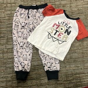 Little Monster Kids Pajamas - size 4